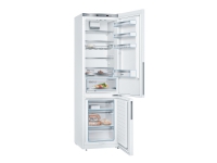 Bosch Serie | 6 KGE39AWCA - Kjøleskap/fryser - bunnfryser - bredde: 60 cm - dybde: 65 cm - høyde: 201 cm - 343 liter - Klasse C - hvit