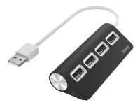 Hama - Hub - 4 x USB 2.0 - stasjonær