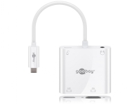 USB-C™ multiport-adapter HDMI™ + VGA + PD 100 W, hvid