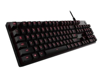 Logitech Gaming G413 - Tastatur - bakgrunnsbelyst - USB - Nordisk - tastsvitsj: Romer-G - karbon