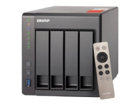 QNAP TS-451+ - NAS-server - 4 brønner - SATA 6Gb/s - RAID 0, 1, 5, 6, 10, JBOD, 5 hot spare - RAM 2 GB - Gigabit Ethernet - iSCSI support