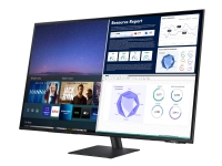 Samsung S43AM700UU - M7 Series - LED-skjerm - Smart - 43 - 3840 x 2160 4K @ 60 Hz - 300 cd/m² - 5000:1 - HDR10 - 8 ms - 2xHDMI, USB-C - høyttalere - svart
