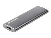 Verbatim Vx500 - Solid State Drive - 240 GB - ekstern (bærbar) - USB 3.1 Gen 2 (USB-C kontakt) - romgrå