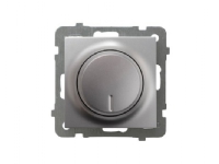 Ospel LP-8G/m/18, Dimmer og bryter, Sølv, IP20, 71 mm, 51 mm, 71 mm