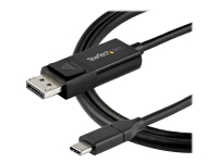 StarTech.com 3ft/1m USB C to DisplayPort 1.4 Cable 8K 60Hz/4K, Bidirectional DP to USB-C or USB-C to DP Reversible Video Adapter Cable, HBR3/HDR/DSC, USB Type C/Thunderbolt 3 Monitor Cable - 8K USB-C to DP Cable (CDP2DP141MBD) - DisplayPort-kabel - U