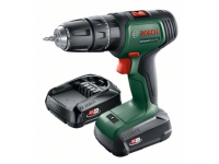 Bosch UniversalImpact - Drill/driver - trådløs - 2 hastigheter - nøkkelfri borhylse 10 mm - 34 N·m - 2 batterier - 18 V