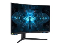 Samsung Odyssey G7 C32G75TQSR - G75T Series - QLED-monitor - kurvet - 32 (31.5 til at se) - 2560 x 1440 WQHD @ 240 Hz - VA - 600 cd/m² - 2500:1 - DisplayHDR 600 - 1 ms - HDMI, 2xDisplayPort - sort