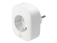 DELTACO SH-P01E - Smartplugg - trådløs - 802.11b/g/n - 2.4 Ghz - hvit