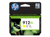 HP 912XL - 9.9 ml - Høy ytelse - gul - original - blekkpatron - for Officejet 80XX Officejet Pro 80XX