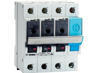 NIKO Gruppeafbryder TYTAN I, 3P+N, 2-16A, 400V AC, DIN-skinne, bredde 72 mm bred - sikringsskuffer medfølger ikke