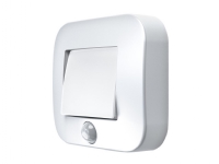 LEDVANCE NIGHTLUX® Hall L 4058075260658 LED-natlampe med bevægelsessensor Kvadratisk LED (RGB) Neutralhvid Hvid