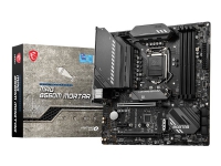 MSI MAG B560M MORTAR - Hovedkort - mikro ATX - LGA1200-sokkel - B560 Chipset - USB-C Gen2, USB 3.2 Gen 1, USB-C Gen 2x2 - 2.5 Gigabit LAN - innbygd grafikk (CPU kreves) - HD-lyd (8-kanalers)