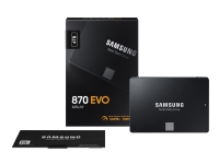 Samsung 870 EVO MZ-77E4T0B - Solid State Drive - kryptert - 4 TB - intern - 2.5 - SATA 6Gb/s - buffer: 4 GB - 256-bit AES - TCG Opal Encryption