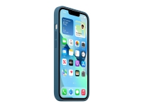 Apple - Baksidedeksel for mobiltelefon - med MagSafe - silikon - blå pratmaker - for iPhone 13