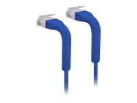 Ubiquiti UniFi - Koblingskabel - RJ-45 (hann) til RJ-45 (hann) - 8 m - 3 mm - CAT 6 - med støvel - blå
