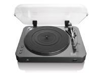 Lenco LBT-120BK, Beltedrevet platespiller, Semi-automatisk, Svart, 33,45 RPM, 2.1+EDR, AC