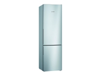 Bosch Serie | 4 KGV39VIEA - Kjøleskap/fryser - bunnfryser - bredde: 60 cm - dybde: 65 cm - høyde: 201 cm - 343 liter - Klasse E - inox