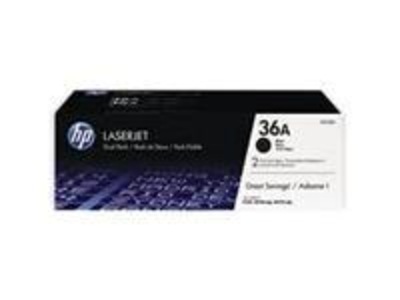 HP Toner 36A Sort 2-pakning