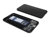 ICY DOCK ICYNano MB809U3-1M2B - Drevkabinett - M.2 - M.2 Card / SATA 6Gb/s - USB 3.2 (Gen 1) - svart