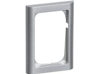 LAURITZ KNUDSEN FUGA® ramme Softline 63 1,5 modul stålmetallic.