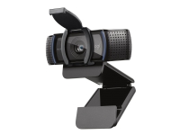 Logitech HD Pro Webcam C920S - Nettkamera - farge - 1920 x 1080 - lyd - USB