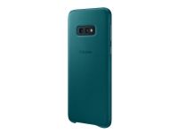 Samsung Leather Cover EF-VG970 - Baksidedeksel for mobiltelefon - lær - grønn - for Galaxy S10e, S10e (Unlocked), S10e Enterprise Edition