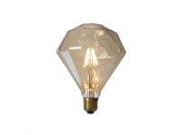 LED 3W DEKOPÆRE RUBIN GYLDENT GLAS