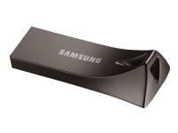 Samsung BAR Plus MUF-256BE4 - USB-flashstasjon - 256 GB - USB 3.1 Gen 1 - titangrå