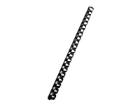 Leitz ComBIND - 12 mm - 32 cm - 21 ringer - A4 (210 x 297 mm) - 95 ark - svart - 100 stk plastbindekam