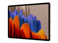 Samsung Galaxy Tab S7+ - Tablet - Android - 128 GB - 12.4 Super AMOLED (2800 x 1752) - microSD-spor - mystisk bronse