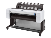 HP DesignJet T1600 - 36 storformatsskriver - farge - ink-jet - Rull (91,4 cm x 91,4 m), 914 x 1219 mm - 2400 x 1200 dpi - inntil 0.32 min/side (mono) / inntil 0.32 min/side (farge) - kapasitet: 1 rull - Gigabit LAN - kutter