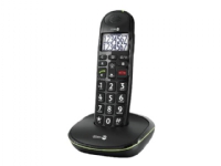 DORO PhoneEasy 110 - Trådløs telefon med anrops-ID/samtale venter - DECT\GAP - svart