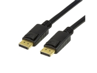 LogiLink CV0121, 3 m, DisplayPort, DisplayPort, Hankjønn, Hankjønn, Svart