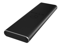RaidSonic ICY BOX IB-183M2 - Lagringspakning med dataindikator, strømindikator - M.2 - M.2 Card - USB 3.0 - sort - (for M.2 SATA SSD)