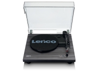 Lenco LS-10, Beltedrevet platespiller, Semi-automatisk, Svart, MDF, 33,45 RPM, DC-motor