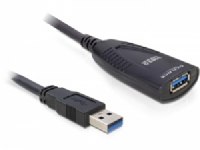 Delock USB Cable - USB-forlengelseskabel - USB-type A (hann) til USB-type A (hunn) - USB 3.0 - 5 m - aktiv