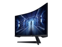 Samsung Odyssey G5 C34G55TWWU - G55T Series - LED-skjerm - kurvet - 34 - 3440 x 1440 UWQHD @ 165 Hz - VA - 250 cd/m² - 2500:1 - HDR10 - 1 ms - HDMI, DisplayPort - svart