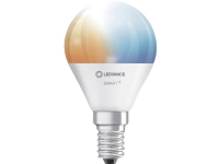 LEDVANCE SMART+ Energiklasse: F (A - G) SMART+ WiFi Mini Bulb Tunable White 40 5 W/2700K E14 E14 Varmhvid, Naturlig hvid , Koldhvid