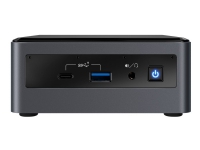 Intel Next Unit of Computing Kit 10 Performance - NUC10i7FNHN - Barebone - mini-PC - 1 x Core i7 10710U / 1.1 GHz - RAM 0 GB - UHD Graphics - GigE - WLAN: Bluetooth 5.0, 802.11a/b/g/n/ac/ax