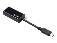 Acer - Video adapter - USB-C hann til HDMI hunn - svart - 4 K 60 Hz (4096 x 2160) støtte