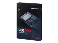 Samsung 980 PRO MZ-V8P1T0BW - Solid State Drive - kryptert - 1 TB - intern - M.2 2280 - PCI Express 4.0 x4 (NVMe) - buffer: 1 GB - 256-bit AES - TCG Opal Encryption
