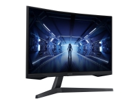 Samsung Odyssey G5 C27G54TQWU - G55T Series - LED-skjerm - kurvet - 27 - 2560 x 1440 WQHD @ 144 Hz - VA - 250 cd/m² - 2500:1 - HDR10 - 1 ms - HDMI, DisplayPort - svart