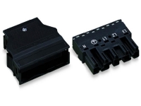 Wago 770-115, Pin-kontakt, Rett, Hankjønn, 400 V, Svart