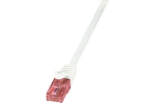 LogiLink PrimeLine - Koblingskabel - RJ-45 (hann) til RJ-45 (hann) - 5 m - UTP - CAT 6 - halogenfri - hvit