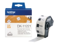 Brother DK-11221 - Svart på hvitt - 23 x 23 mm 1000 etikett(er) merkelapper - for Brother QL-1050, 1060, 500, 550, 560, 570, 580, 600, 650, 700, 710, 720, 820