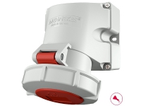 MENNEKES 9382, 5P, 6 timer, Hvit, IP67, DE, VDE, CN, CQC, 400 V
