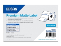 Epson Premium - Matt - 102 x 152 mm 225 etikett(er) (1 rull(er) x 225) stanseskårne etiketter - for Epson TM-C3400-LT ColorWorks CW-C4000E TM C3400, C3400BK, C3400E, C3400U, C3500
