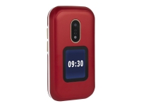 DORO 6060 - Funksjonstelefon - dobbelt-SIM - microSD slot - 320 x 240 piksler - rear camera 3 MP - rød