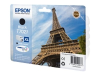 Epson T7021 - XL-størrelse - svart - original - blister - blekkpatron - for WorkForce Pro WP-4015, WP-4025, WP-4095, WP-4515, WP-4525, WP-4535, WP-4545, WP-4595