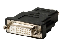 Nedis - HDMI-adapter - HDMI hann til DVI-D hunn - svart